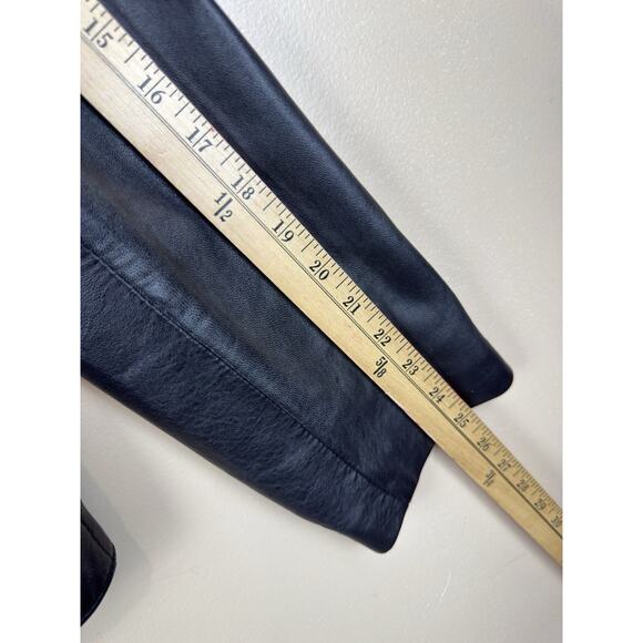 Vintage A.N.A Women’s XL Black Genuine Lambskin Leather Motorcycle Biker Jacket - Picture 15 of 15